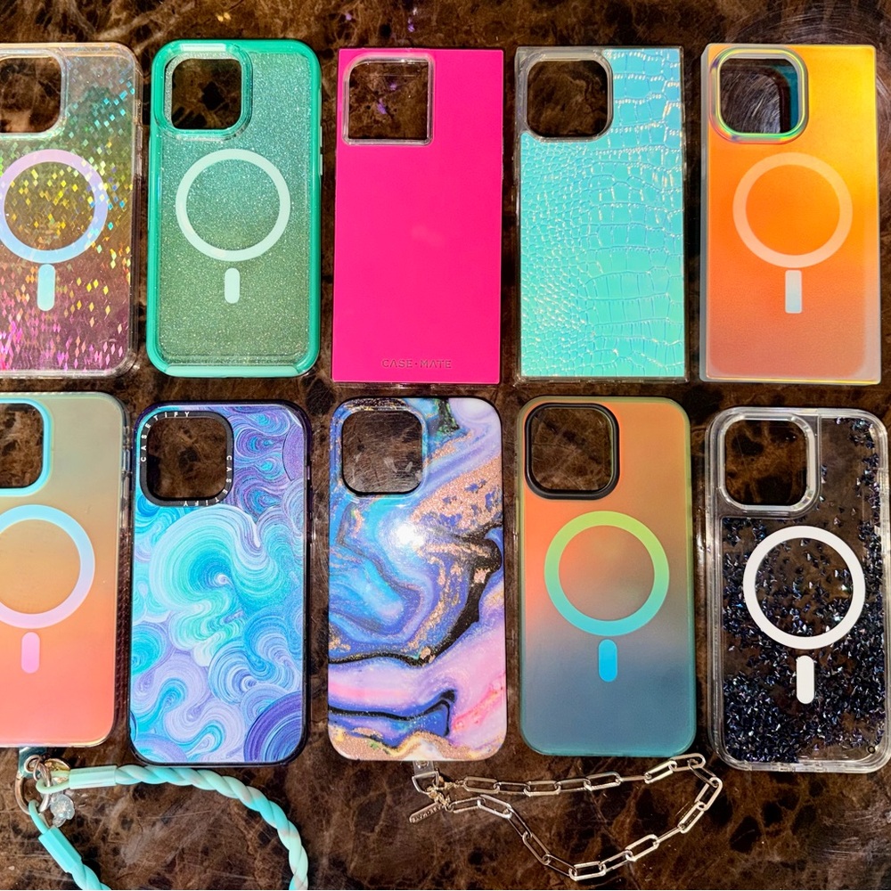 iPhone 14 Pro Max case bundle! Brands:casemate, casetify, luxylemon, velvet cavi